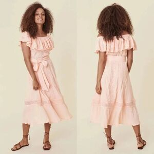 Spell Cassie Lace Gown in Petal Size XL NWT $299